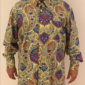 Paisley XXL Alan Flusser Custom made Shirt